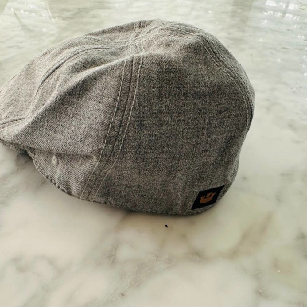 Goorin Brothers Grey Driving Cap Large Newsboy Flat Cap NEW Never Worn
